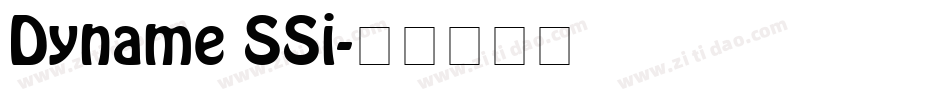 Dyname SSi字体转换